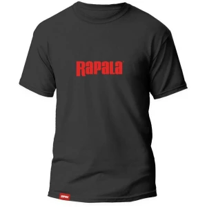 Tricou Rapala Black Red Logo T-shirt, Marime M