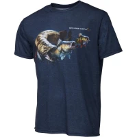 Tricou SAVAGE GEAR Cannibal Blue, Marime L Tricou SAVAGE GEAR Cannibal Blue, Marime L