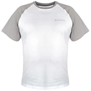 Tricou SHIMANO Wear Short Sleeve TShirt, White, Marime L