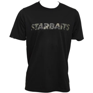 Tricou STARBAITS Black Camo, Marime 2XL