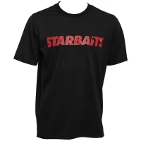 Tricou STARBAITS Black Red, Marime M