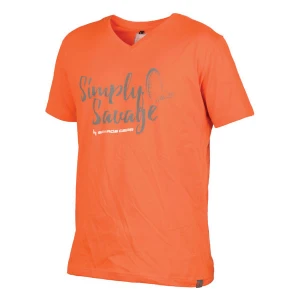 Tricou Savage Gear Simply Savage Orange Mar. M