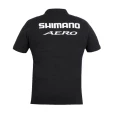 Tricou Shimano Aero  polo M Black