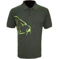 Tricou Zfish Carp Polo T-Shirt, Olive Green, Marimea L Tricou Zfish Carp Polo T-Shirt, Olive Green, Marimea L