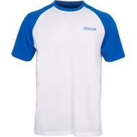 Triocu PRESTON Lightweight White Raglan T-Shirt, Marimea S