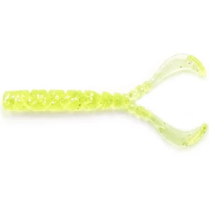 Grub Mustad Aji Micro Chiki Uv Clear Chartreuse, 4.3cm, 12+1buc/pac