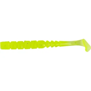 Grub Mustad Aji Paddle Tail Clear Chartreuse, 5cm, 12buc/pac