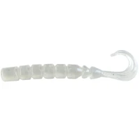 Grub Mustad Finesse Micro  Clear Luminous Silver Glitter,  6.4cm, 12buc/pac Grub Mustad Finesse Micro  Clear Luminous Silver Glitter,  6.4cm, 12buc/pac