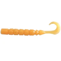 Grub Mustad Finesse Micro Orange Luminous,  6.4cm, 12buc/pac Grub Mustad Finesse Micro Orange Luminous,  6.4cm, 12buc/pac