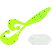 GRUB COLMIC SCRATCH JR 3.5" 8.9cm ALBINO WHITE GRUB COLMIC SCRATCH JR 3.5" 8.9cm ALBINO WHITE