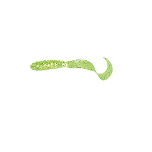 Grub Mister Twister 10cm Verde/gliter 5buc/pl