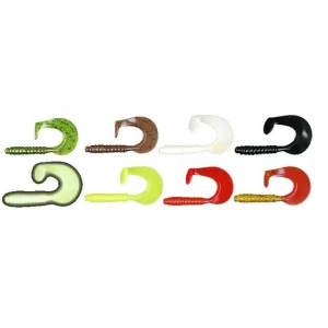 Grub Nevis Spiratail 8cm Rosu