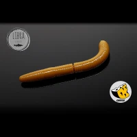 Naluca Libra Dying Worm 6.5cm 036 Cheese Coffe Milk 10buc
