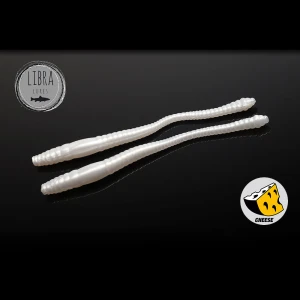Naluca Libra Dying Worm 70mm 004 Cheese Silver Pearl 15buc