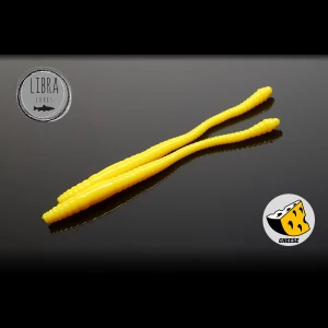 NALUCA LIBRA DYING WORM 70MM 007 Cheese Yellow 15buc/plic NALUCA LIBRA DYING WORM 70MM 007 Cheese Yellow 15buc/plic