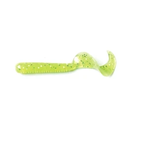Shad Lucky John Pro Series Chunk Tail 2inch 5cm 071 Lime Chartreuse  10 Buc/plic