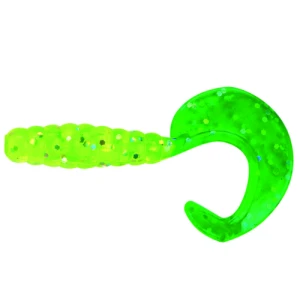 Twister Spro Spiratail 3.5cm Galben Gliter 10 Buc Per Plic