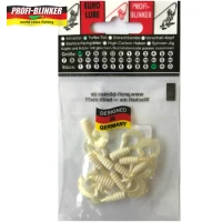 TWISTERE PROFIBLINKER TURBOTAIL 3CM ALB MAT 10 BUC TWISTERE PROFIBLINKER TURBOTAIL 3CM ALB MAT 10 BUC