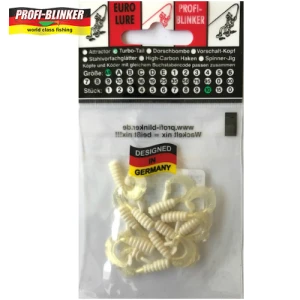 TWISTERE PROFIBLINKER TURBOTAIL 3CM ALB MAT 10 BUC TWISTERE PROFIBLINKER TURBOTAIL 3CM ALB MAT 10 BUC