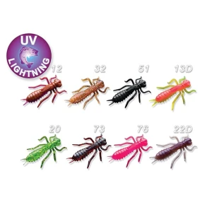 Twister Crazy Fish Kasari 2.5cm M6 Squid Shrimp