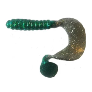 Twistere Profiblinker Turbotail 15 Cm Green Silver Gliter 4 Buc