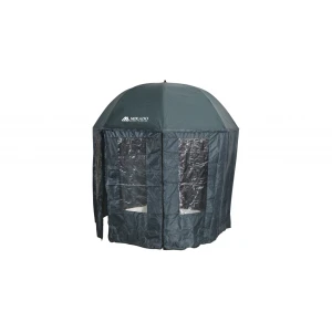 Umbrela Mikado Cu Aparatoare Pvc Inchidere Completa 360 Grade Diametru 2.50m