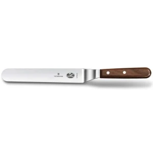 Spatula Victorinox Shaped Offset Blade, Lemn, Lama 25cm, Maro