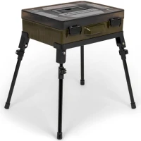 Kit Valigeta cu Picioare + Accesorii KORUM Mega Blox Station Fully Loaded, 36x26x11.55cm Kit Valigeta cu Picioare + Accesorii KORUM Mega Blox Station Fully Loaded, 36x26x11.55cm