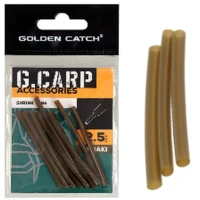 Tub Termoretractabil Golden Catch G.carp Shrink Tube Kaki, 2.5mm, 10buc/pac