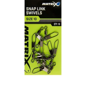 Agrafa Cu Vartej Matrix Snap Link Swivels Nr.10, 10buc/pac