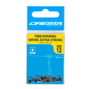 Vartej cu Agrafa si Margea Culisanta Cresta Free Running Swivel Extra Strong, Nr.12, 6buc/plic Vartej cu Agrafa si Margea Culisanta Cresta Free Running Swivel Extra Strong, Nr.12, 6buc/plic