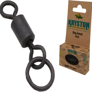 VARTEJ CU ANOU KRYSTON RING SWIVEL 7 Black VARTEJ CU ANOU KRYSTON RING SWIVEL 7 Black