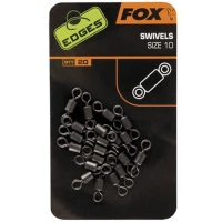 Vartej FOX Edges Swivel Nr.10, 20buc/pac