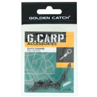 Vartej Golden Catch G.carp Quick Change Heli Swivel, Size 4, 10buc/pac