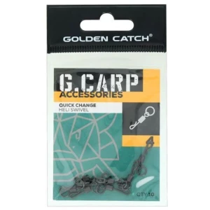 Vartej GOLDEN CATCH G.Carp Quick Change Heli Swivel, Size 4, 10buc/pac