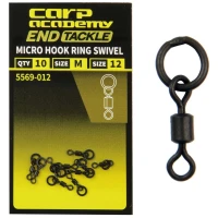 Vartej cu Anou Carp Academy Micro Hook Ring Swivel, Marime M, Nr.12, 10buc/pac