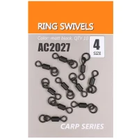 Vartej cu Anou Orange Ring Swivels No.4, 10buc/pac Vartej cu Anou Orange Ring Swivels No.4, 10buc/pac