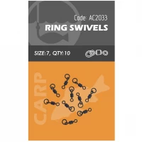 Vartej Cu Anou Orange Ring Swivels No.7, 10buc/pac