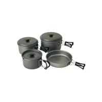 Set  Campingaz 4 Vase Pentru Gatit Din Aluminiu Set  Campingaz 4 Vase Pentru Gatit Din Aluminiu
