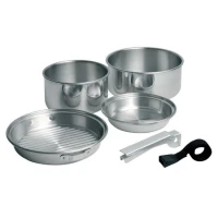 Set  Campingaz 5 Vase Pentru Gatit Din Aluminiu Set  Campingaz 5 Vase Pentru Gatit Din Aluminiu