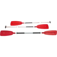 Set Pagaie Scoprega Modular Din Aluminiu, Rosu, 220cm/2x150cm