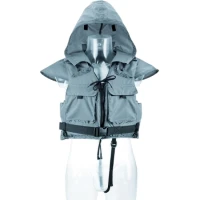 Vesta De Flotabilitate Pentru Pescuit Allroundmarin Cu Gluga, 50n, Peste 70kg