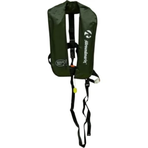 Vesta de Salvare Gonflabila ALLROUNDMARIN Hi-Fit, 165N, Manuala, Verde
