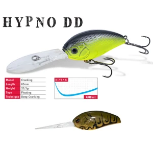 Vobler Colmic Herakles Hypno-dd F 6.3cm 20.5g Brown Craw