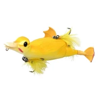 NALUCA TOPWATER SAVAGE GEAR 3D SUICIDE DUCK, YELLOW, 15CM, 70G