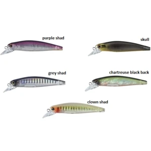 Vobler Colmic Phanton 65f 6.5cm 7gr Purpple Shad