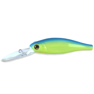 Vobler Colmic Stunt 60f 6.0cm 7gr Blue Back Chartreuse