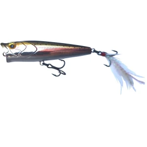 Vobler Mustad Burpy Popper, 6,5cm/6,3g, Rainbow