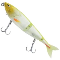 Vobler Articulat Berkley Zilla Swimmer, White Chartreuse, 15g, 12cm, 1buc/pac