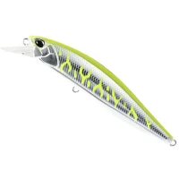 Vobler Duo Realis Jerkbait 100f, Asaz398 C Yellow Silver Tiger, 10cm, 13.7g